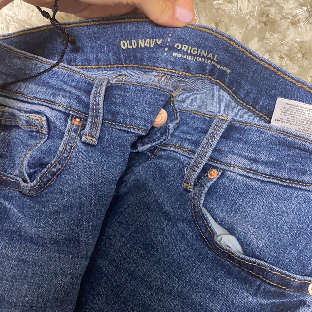 Old navy mid rise jeans 4 regular